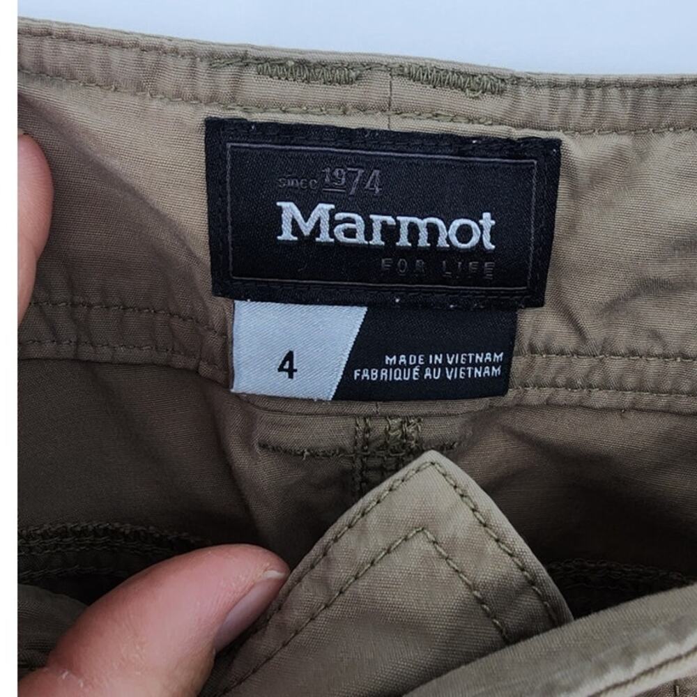 Marmot Tan Outdoor Hiking Shorts Size 4 Cargo - Picture 4 of 8